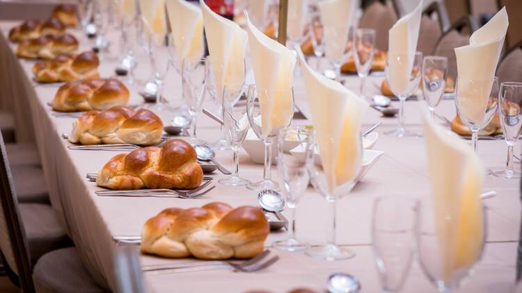 Large shabbat dinner