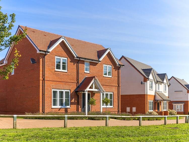 A vast new £450 million new town is being built in England – with 4,500 new homes