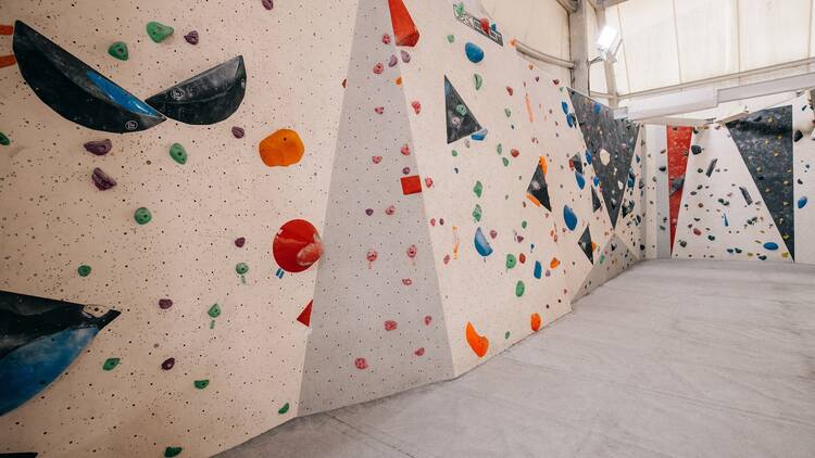The climbing space at Westway Climbing Centre
