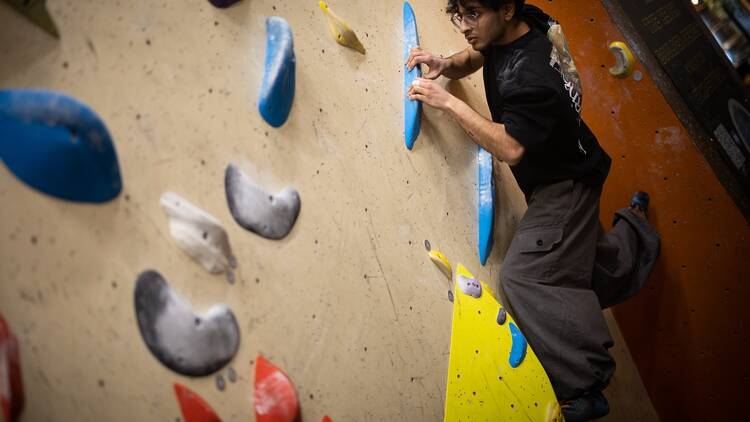 The Reach climbing wall