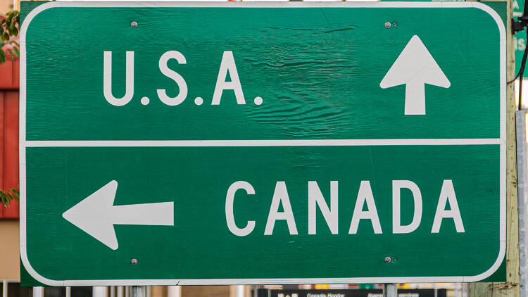 U.S. Canada border