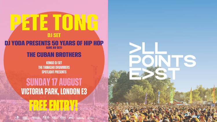 All Points East Pete Tong poster All Points East Pete Tong poster