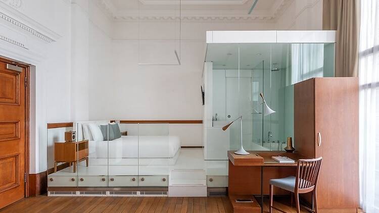 Deluxe double room at Town Hall Hotel