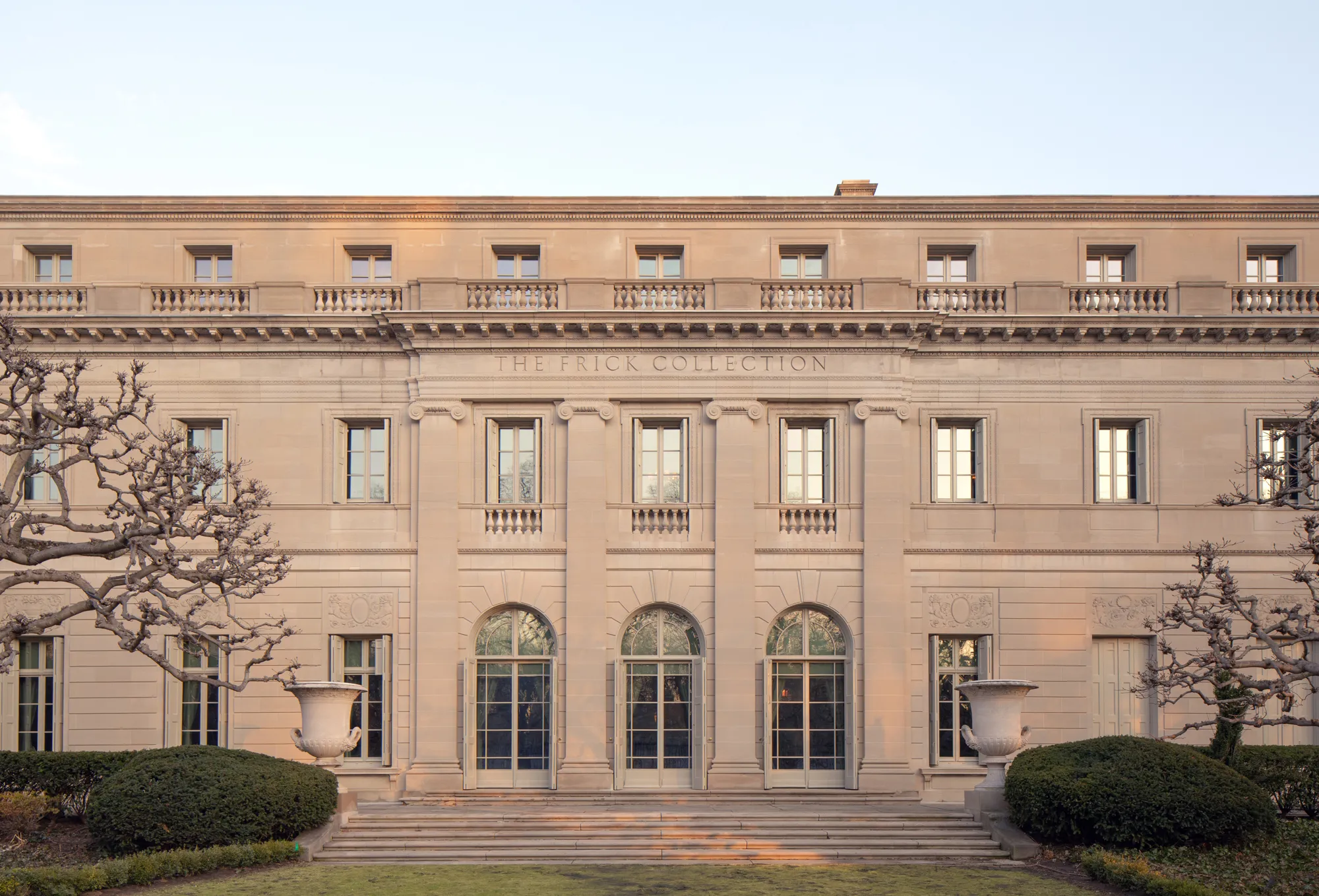 The exterior of the Frick Collection.