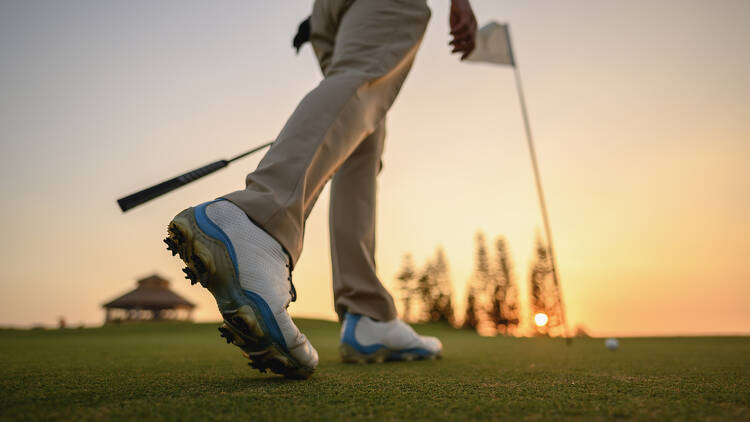 Hit the golf course