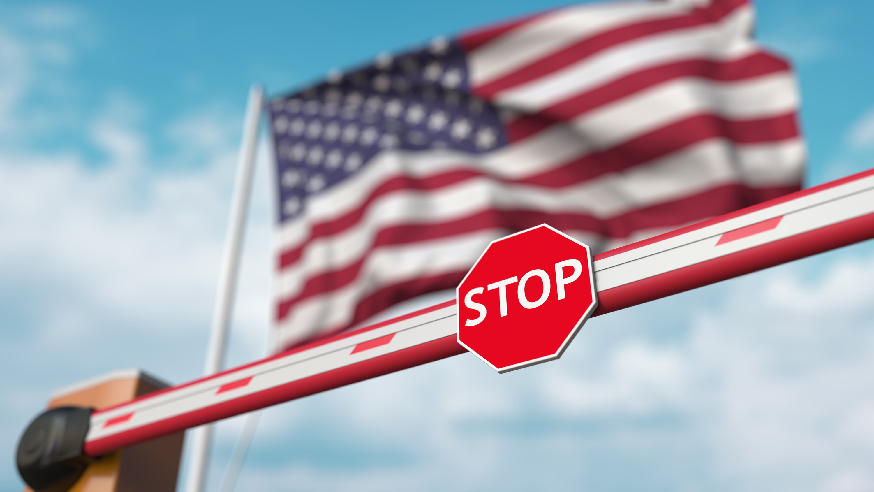 U.S. blocking Canadian access to road along the Canada-U.S. border