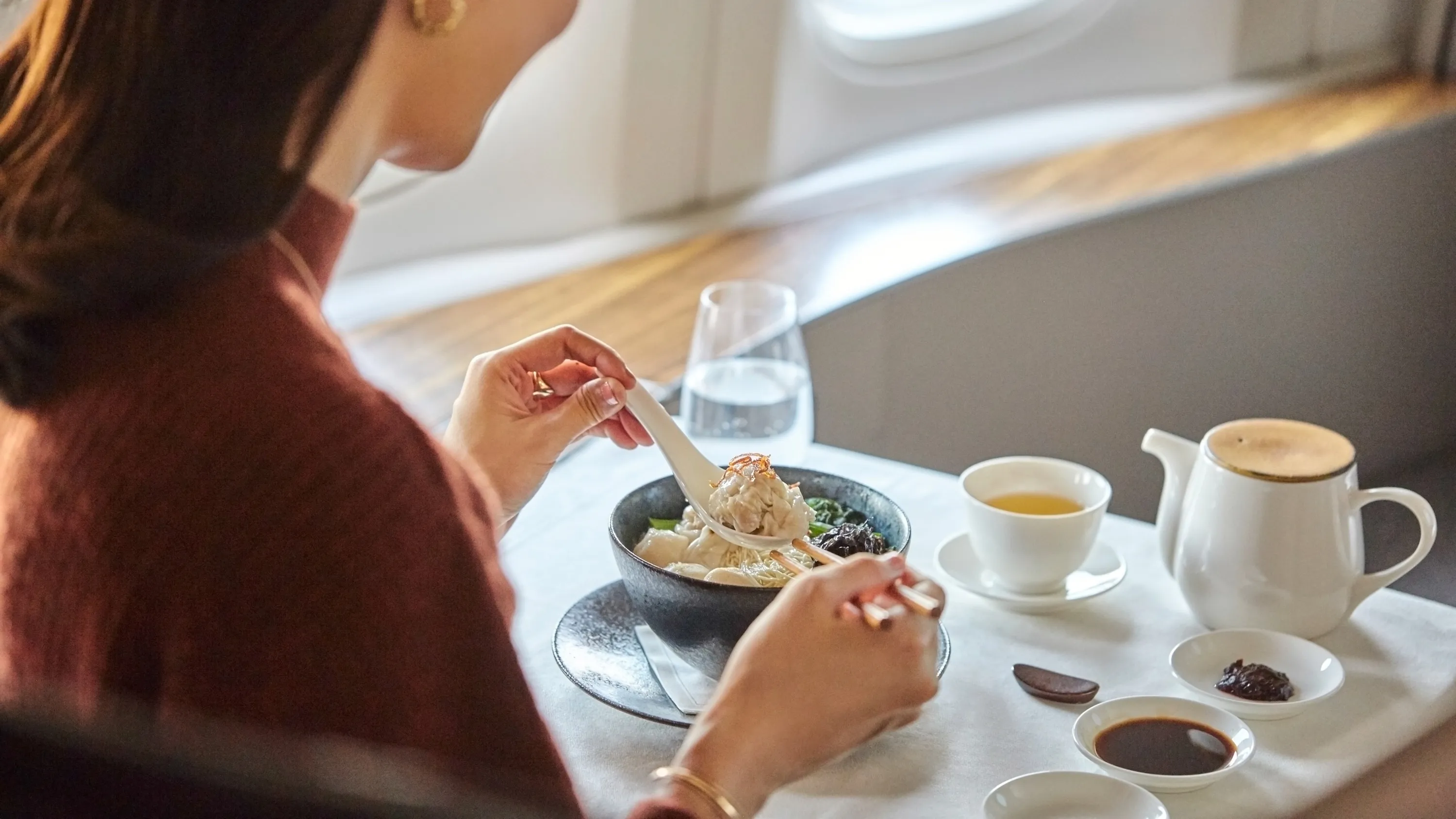 Cathay Pacific first class food