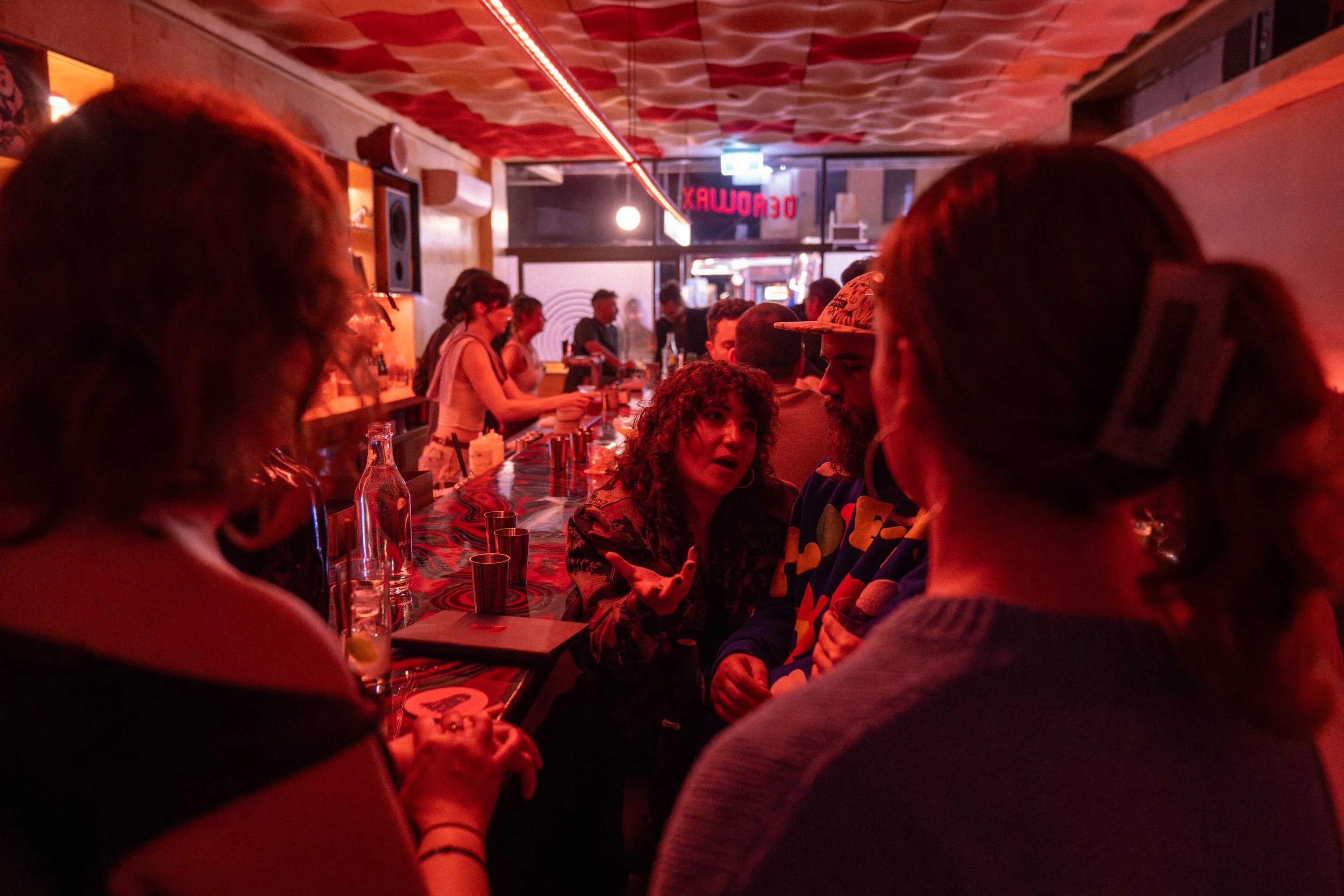 People having fun at Deadwax