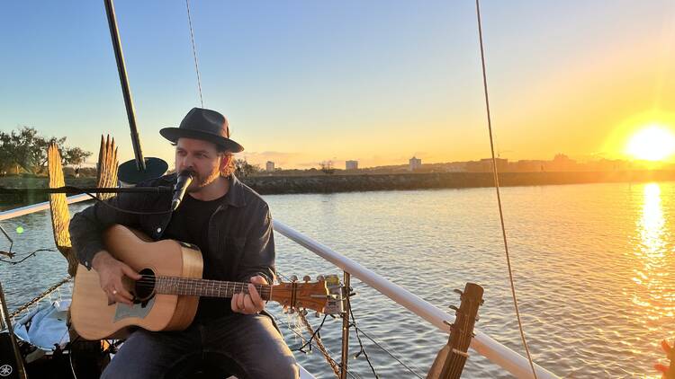Go on a sunset sail with Saltwater Eco Tours
