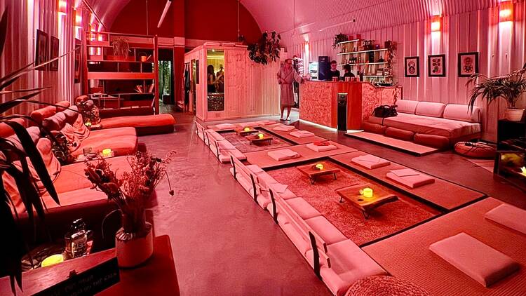 Have a big night out at a sauna