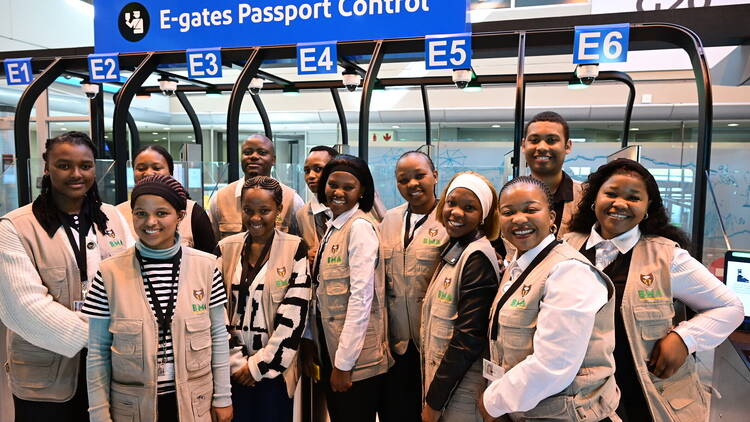 Border entry at Cape Town International boosted with 48 assistant port control officers.  