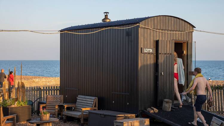 Sweat it out in Beach Box Sauna