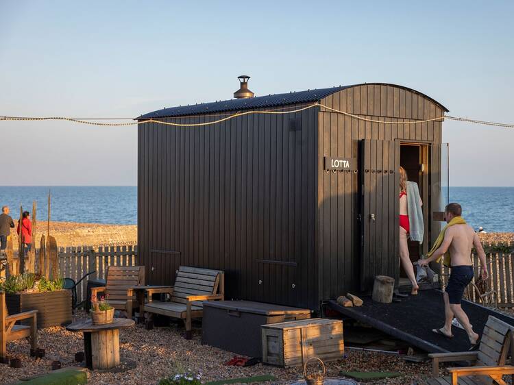 Sweat it out in Beach Box Sauna