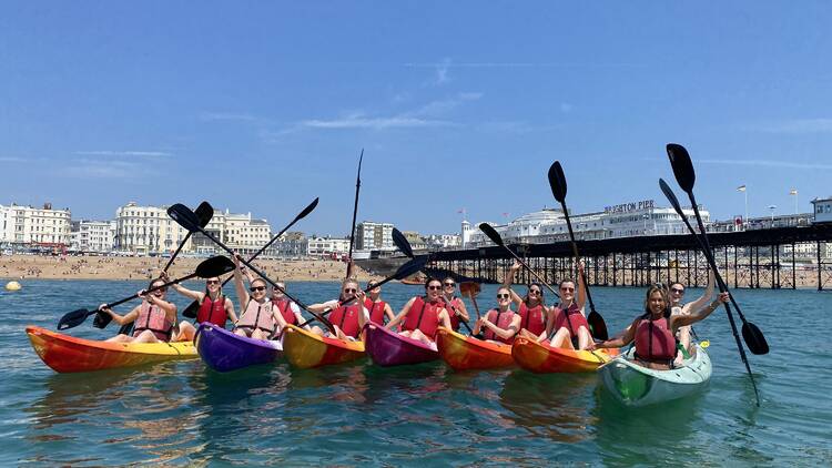 Head offshore for stand-up paddleboarding