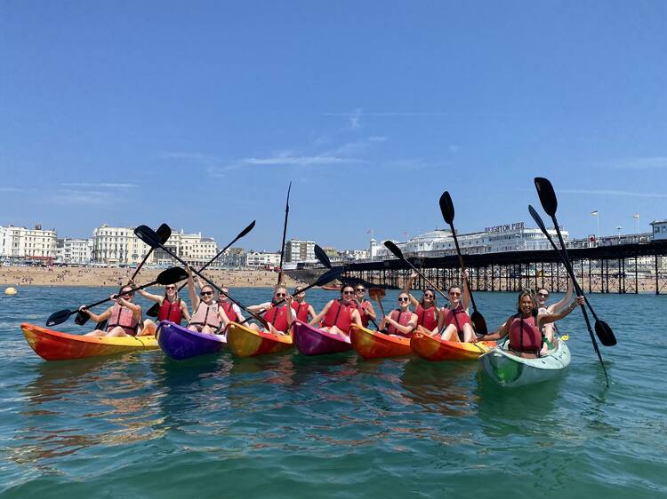 Head offshore for stand-up paddleboarding