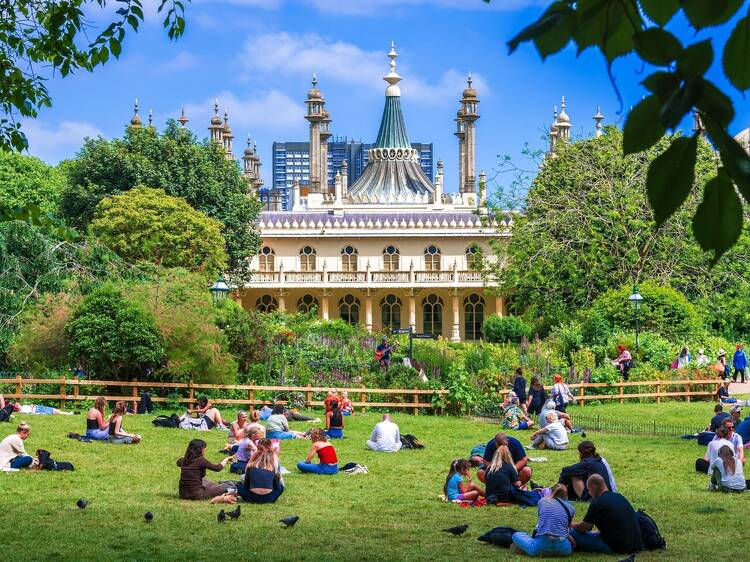 Marvel at the grand Royal Pavilion