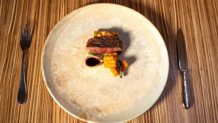 Sandton Sun and Towers Cape Wagyu Sirloin from its Chef's Table experience