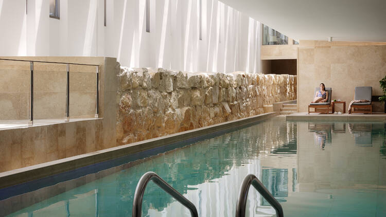 The underground spa at The Phoenicia Malta