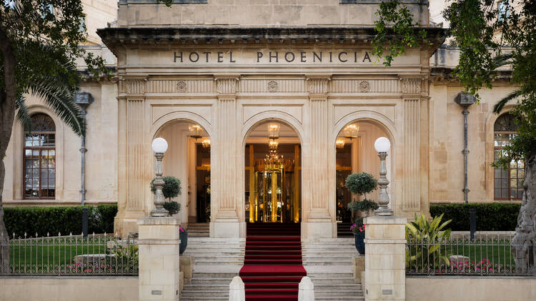 The very front of The Phoenicia Malta