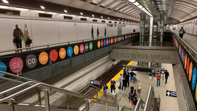 Second Avenue Subway on the Upper East Side