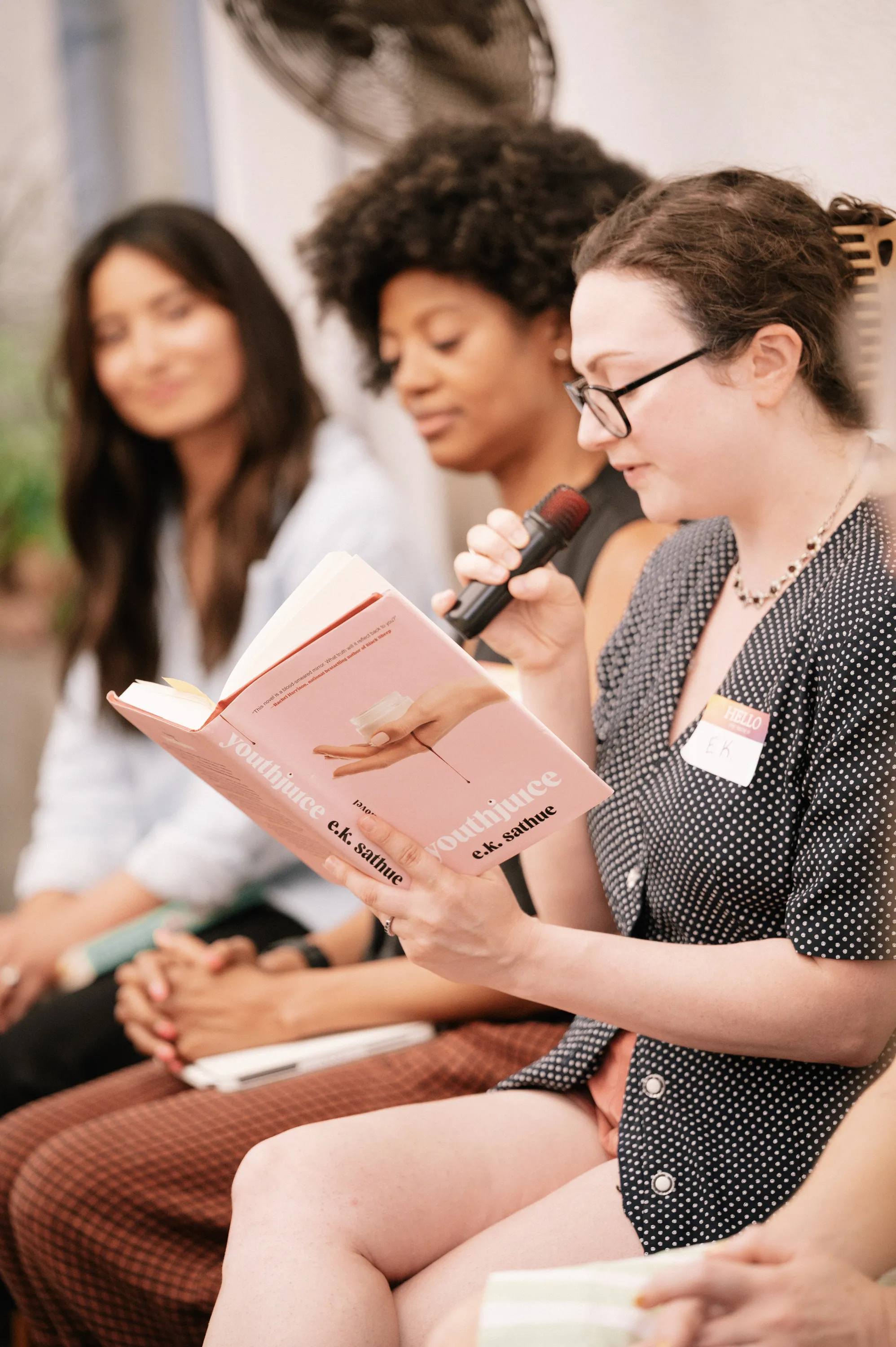 Female rage event at Silver Lake Reading Club