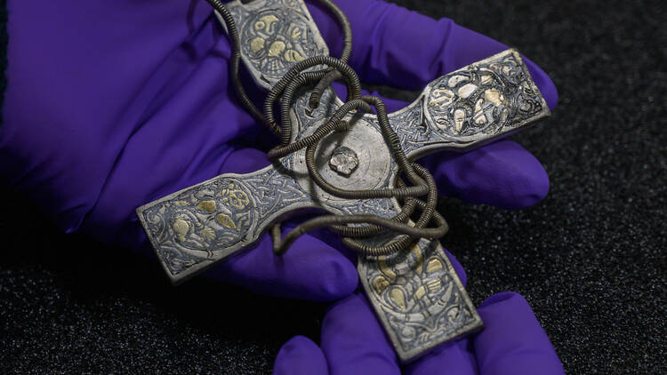 Restoration articles from the Galloway Hoard.