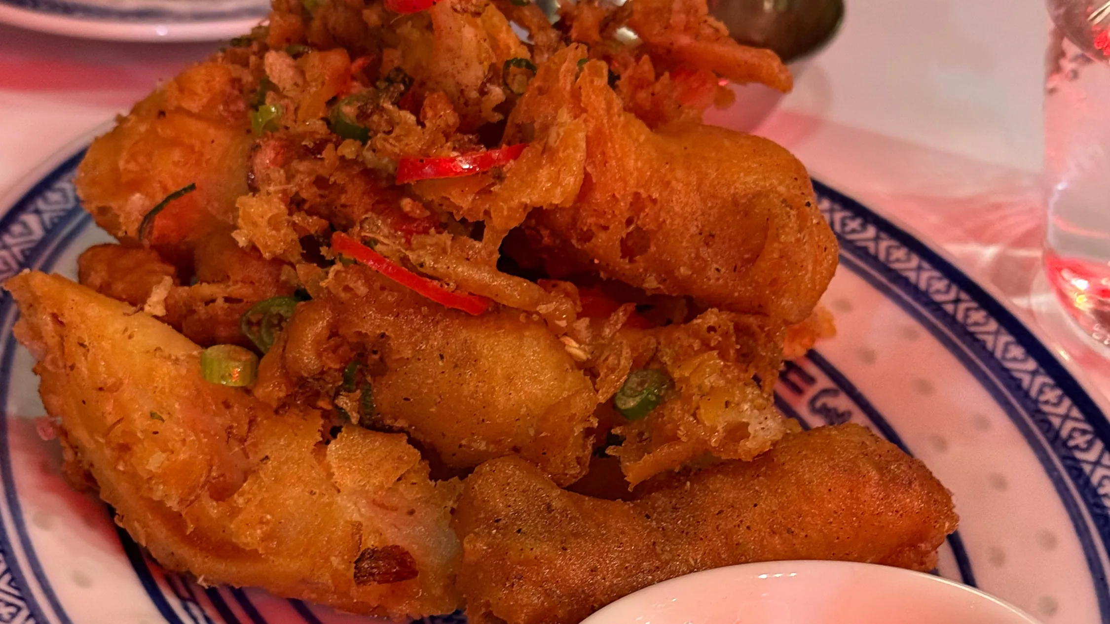 Salt and pepper squid at Young's Palace