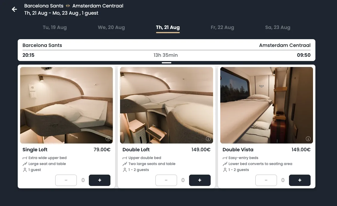 Barcelona - Amsterdam
