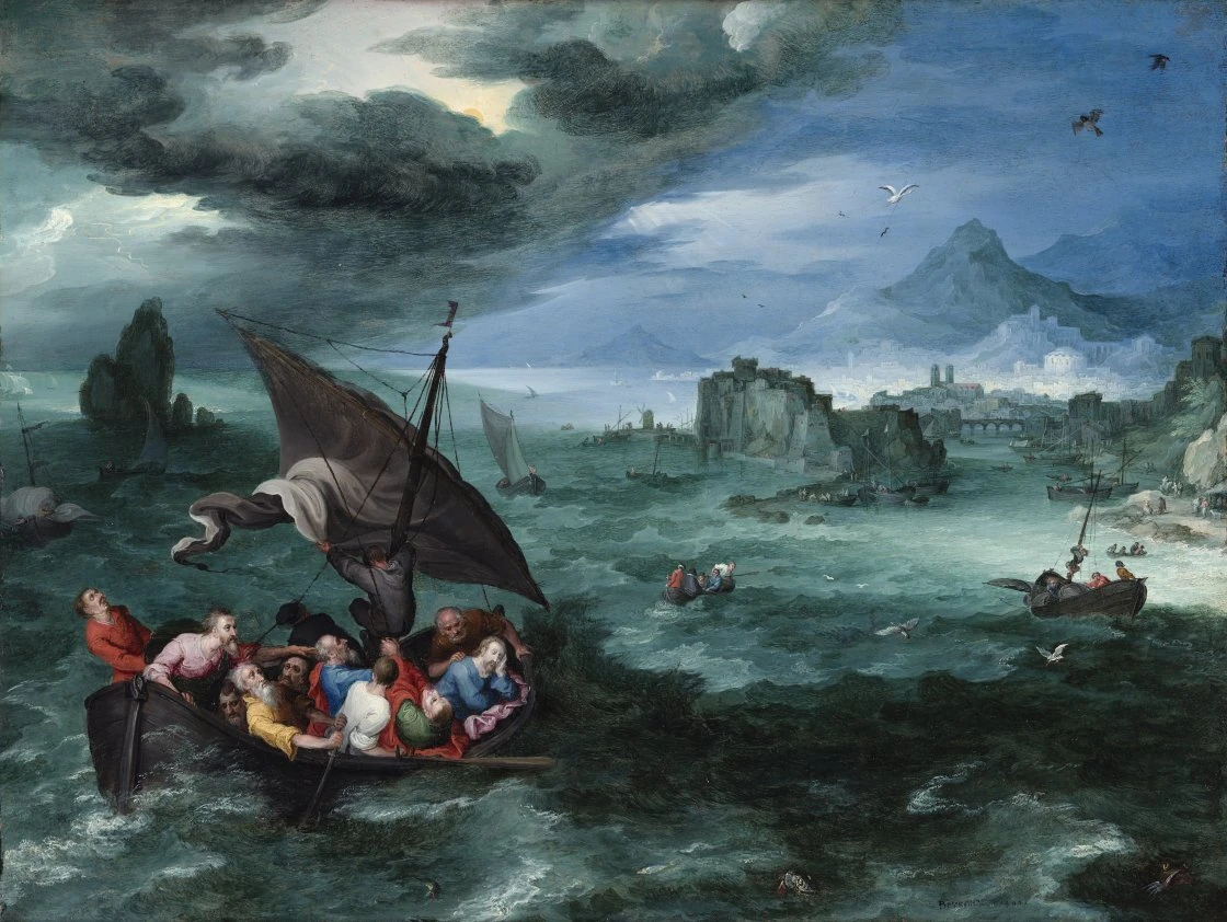 'Cristo en la tempestad del mar de Galilea', de Jan Brueghel.