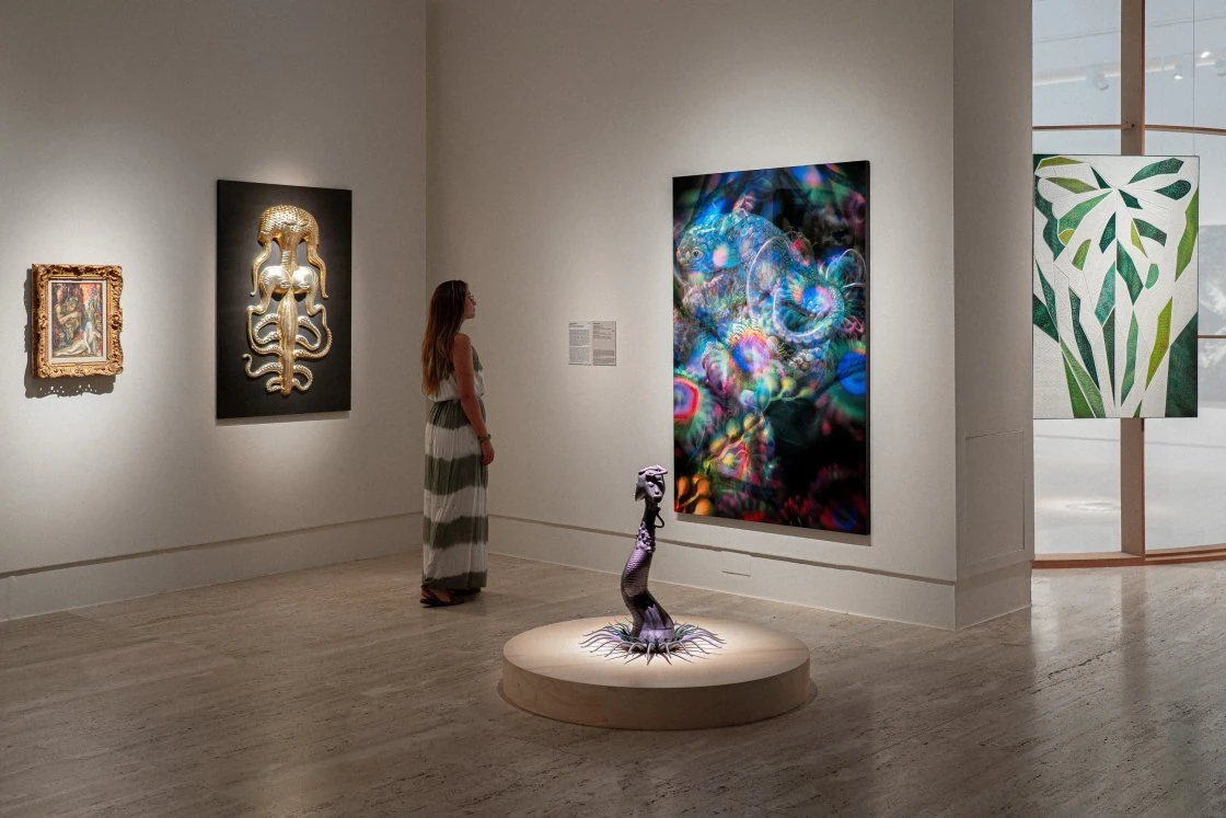 Una de las salas de la exposici&oacute;n (foto: Maru Serrano). 