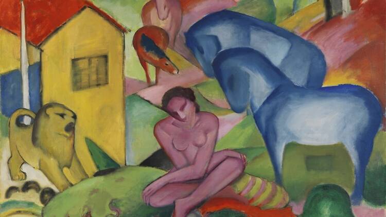 'El sueño', de Franz Marc. 