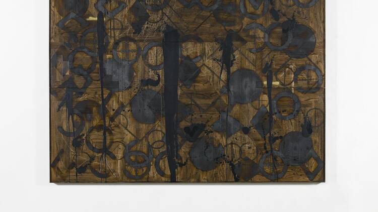 'Nacido junto al río', de Rashid Johnson.