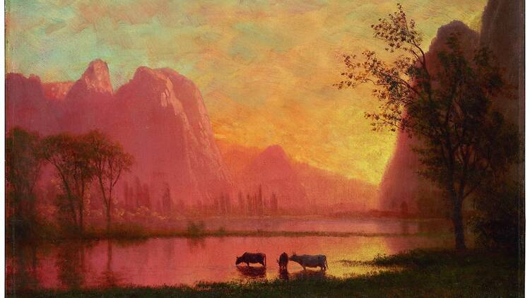 'Puesta de sol en Yosemite', de Albert Bierstatd.