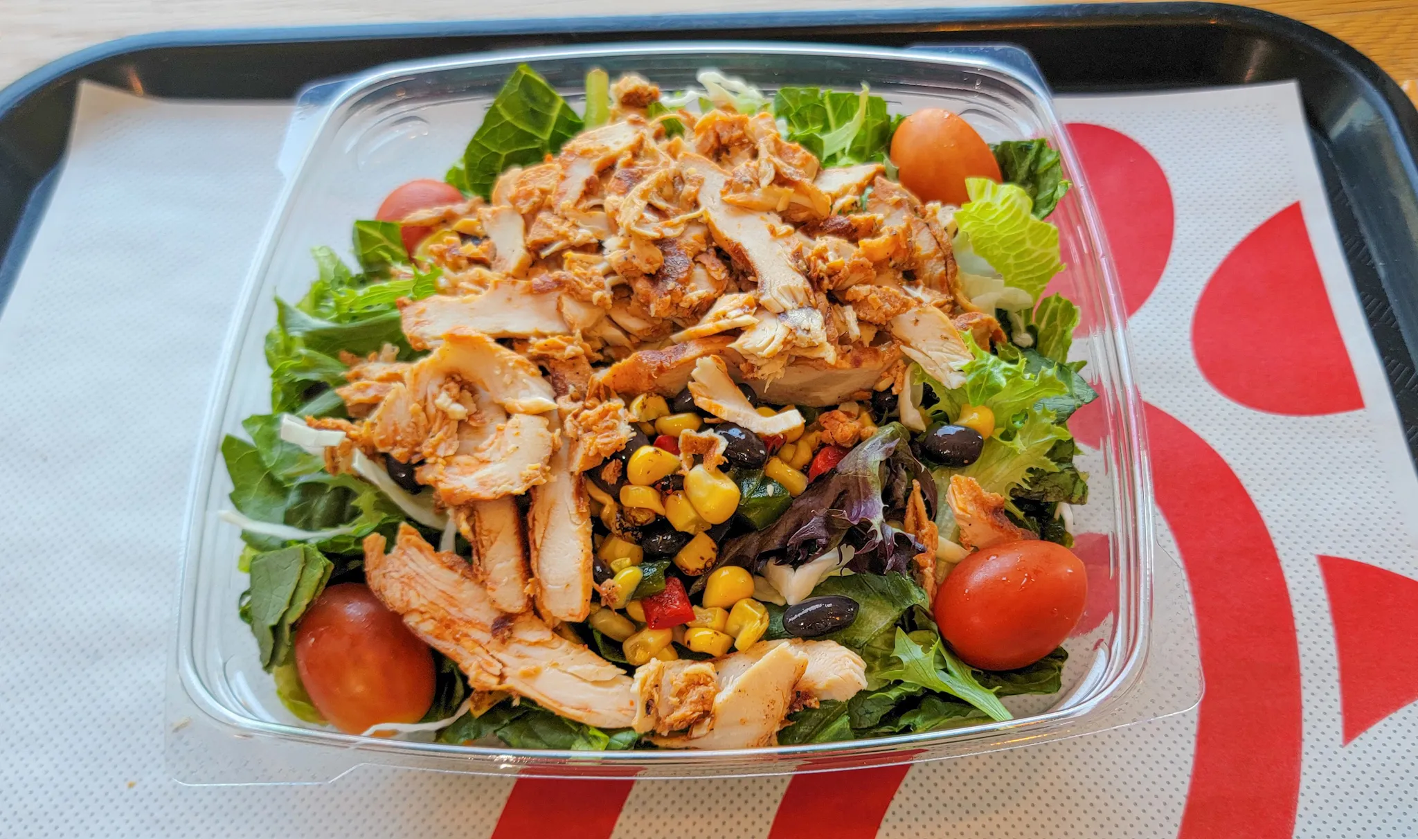 Southwest salad at Chick-fil-A