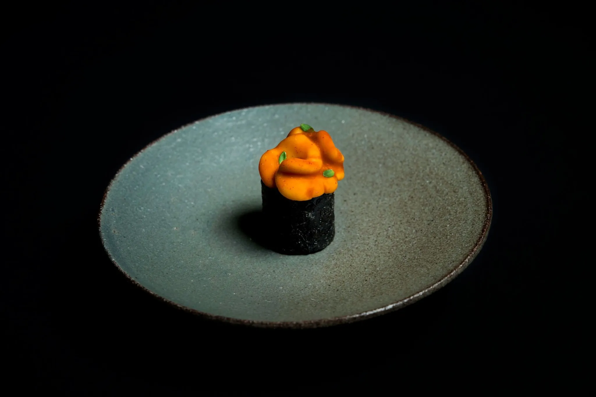 An early cod milt gimbap at Restaurant Ki.