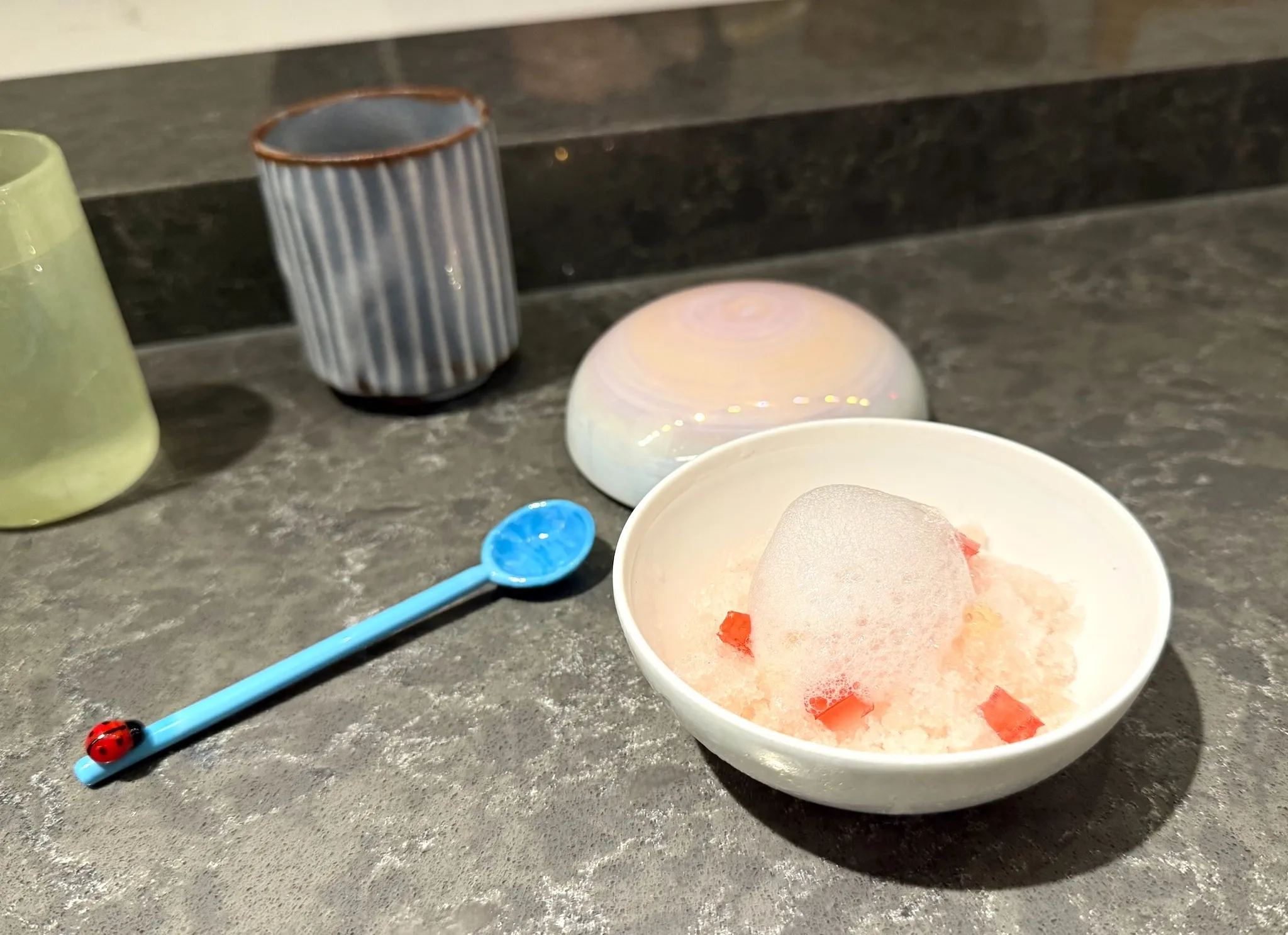 The omija dessert at Restaurant Ki