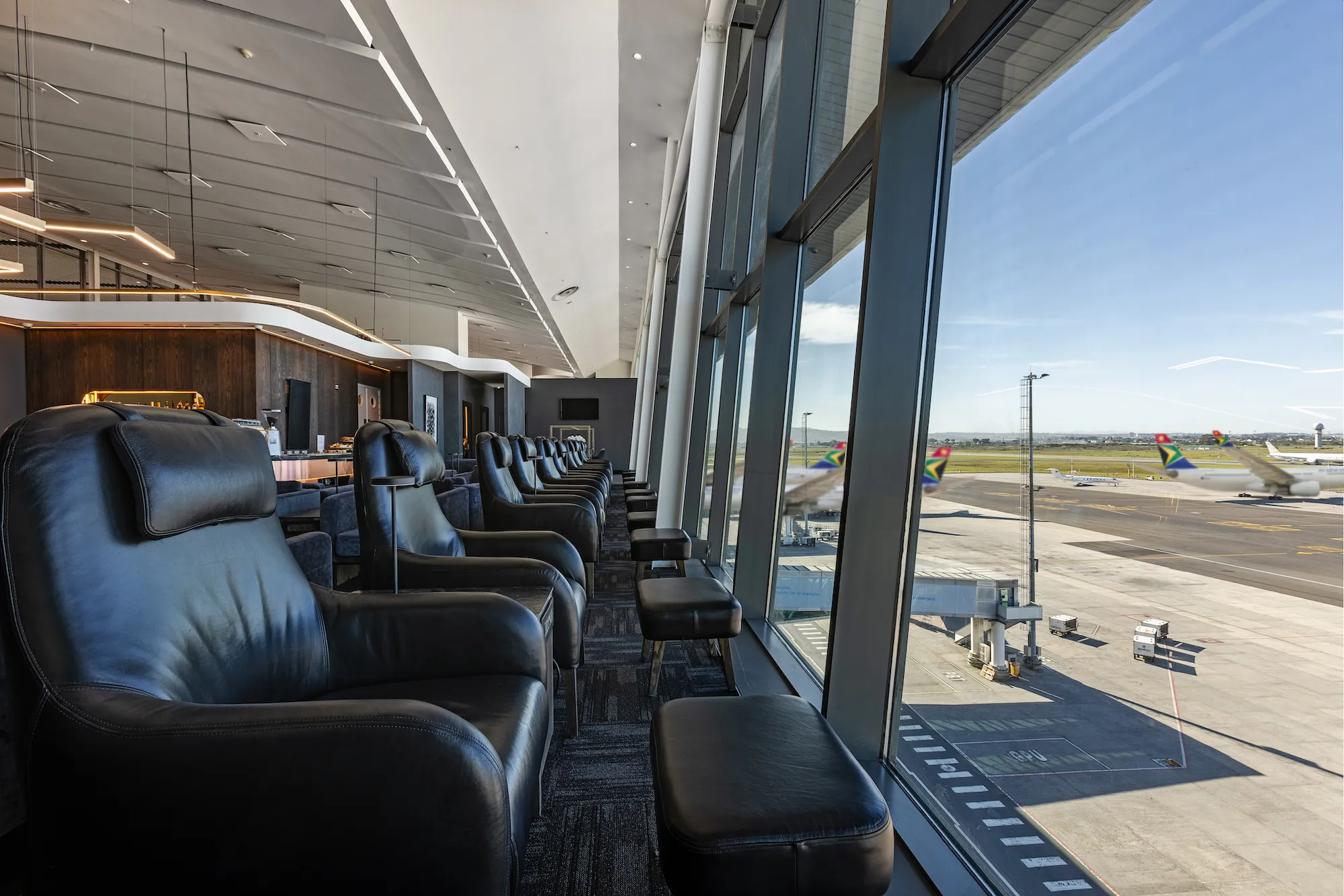 SAA Discover Lounge Cape Town International.
