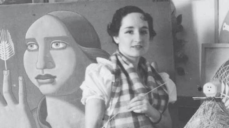 La pintora Maruja Mallo