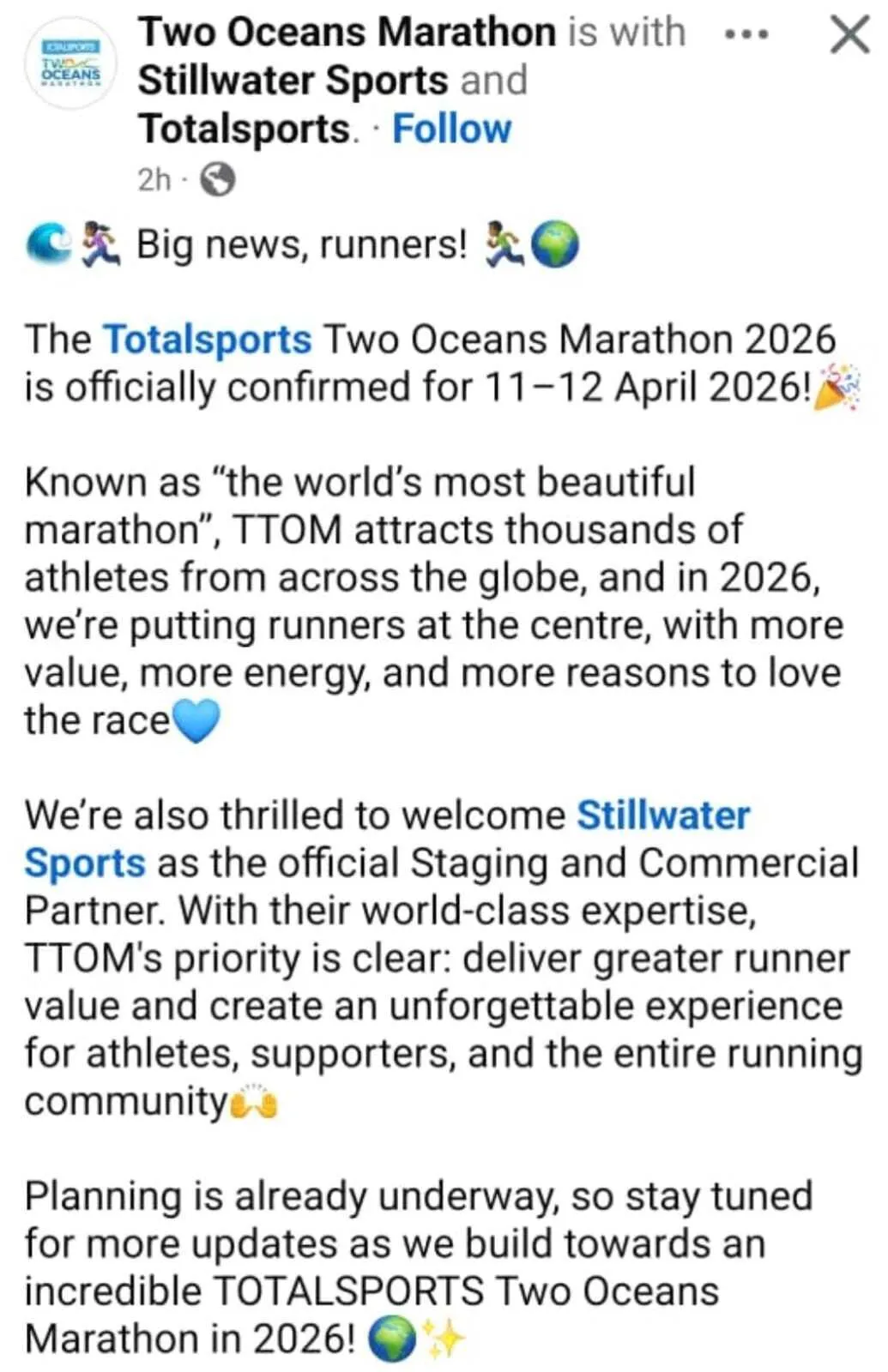 Two Oceans Marathon