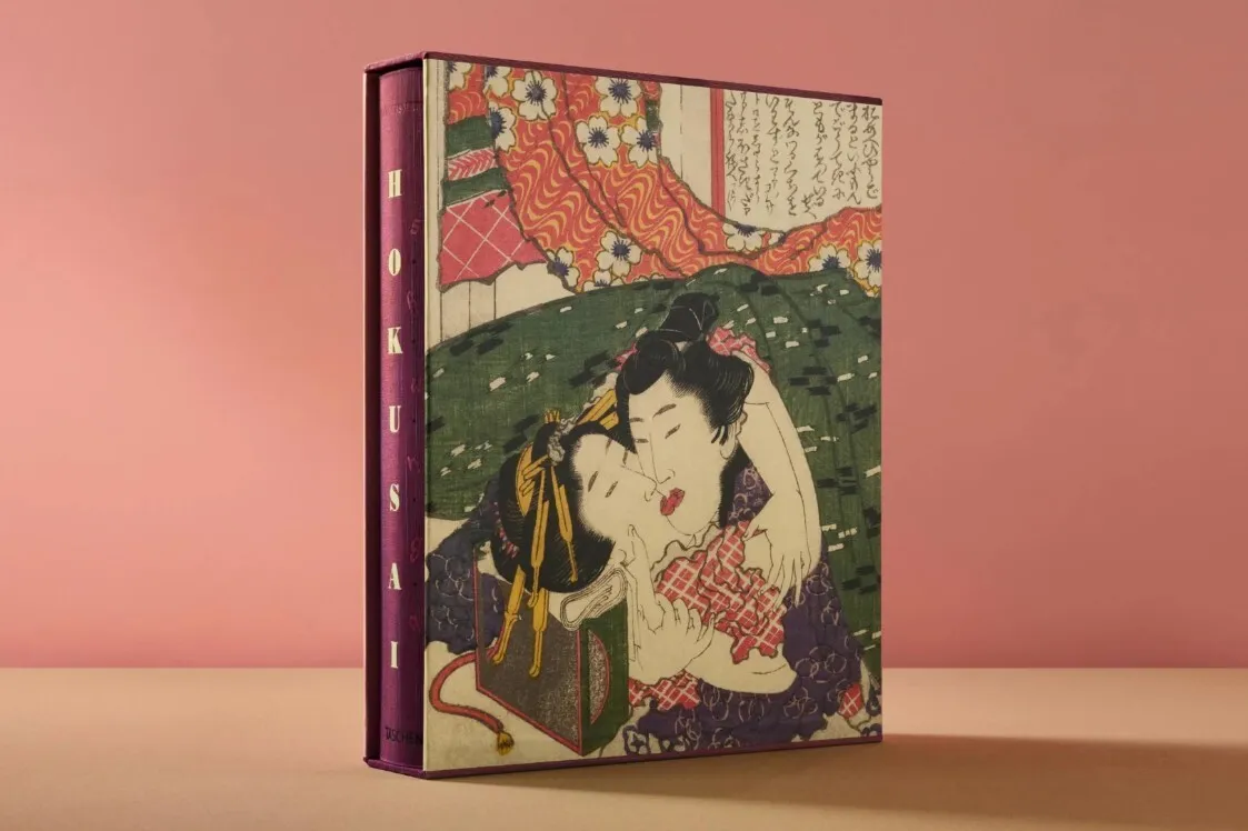 Cubierta del libro 'Hokusai. Shunga'