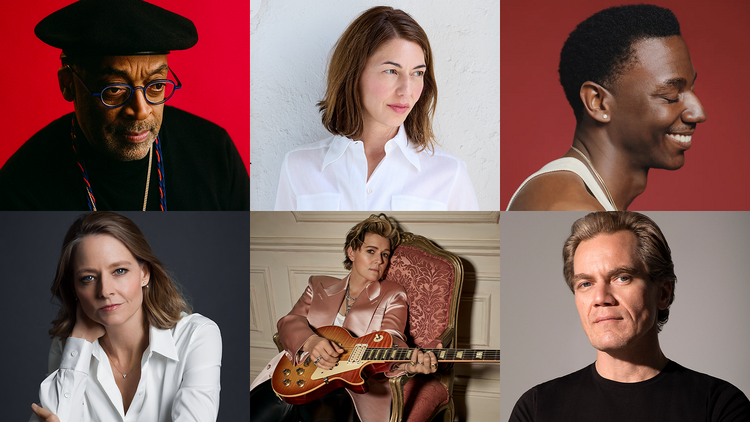 Spike Lee, Sofia Coppola, Jerrod Carmichael, Michael Shannon, Brandi Carlile, and Jodie Foster at Cherry Lane Theatre