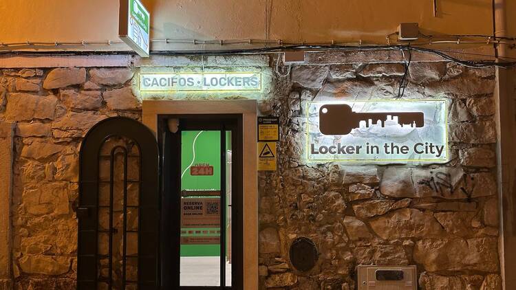 Locker in the city