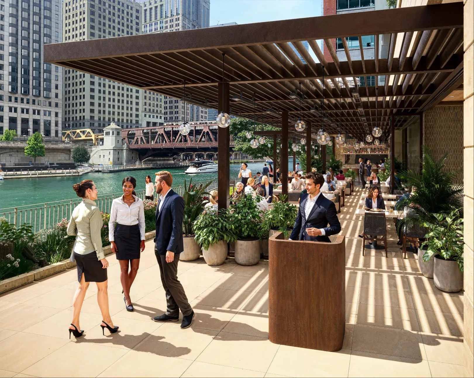 A rendering of the forthcoming restaurant