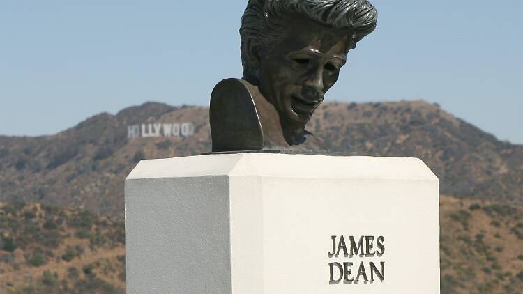 James Dean bust at the Griffith Observatory