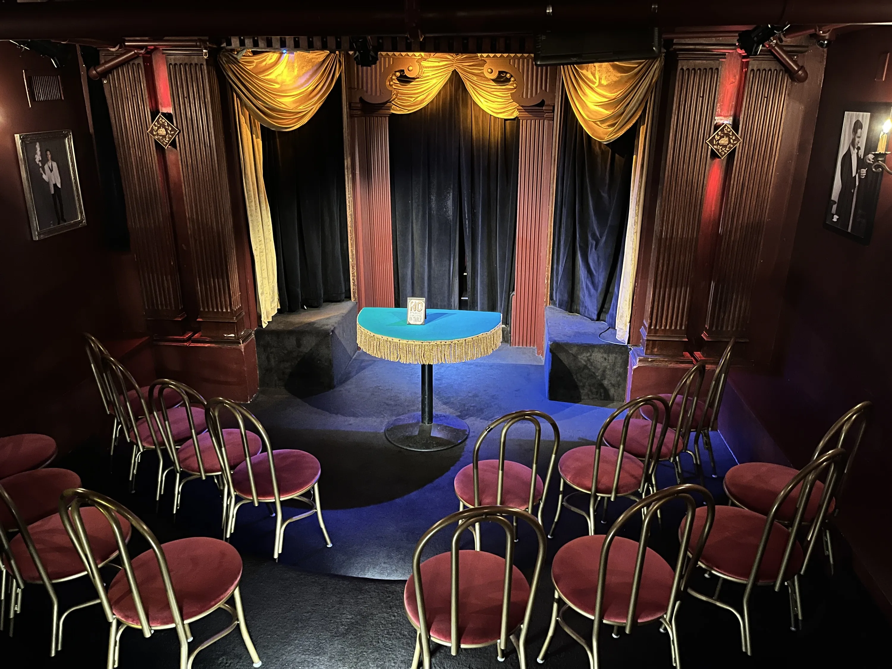 A theater at the Magic Castle.
