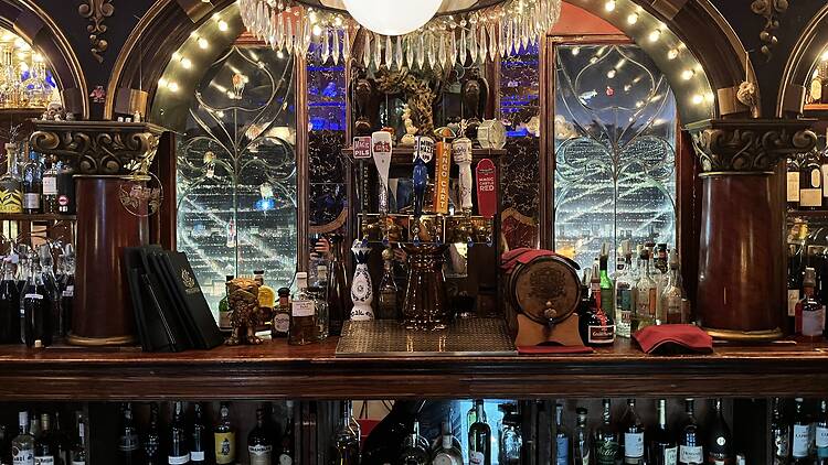 The Owl Bar at the Magic Castle.