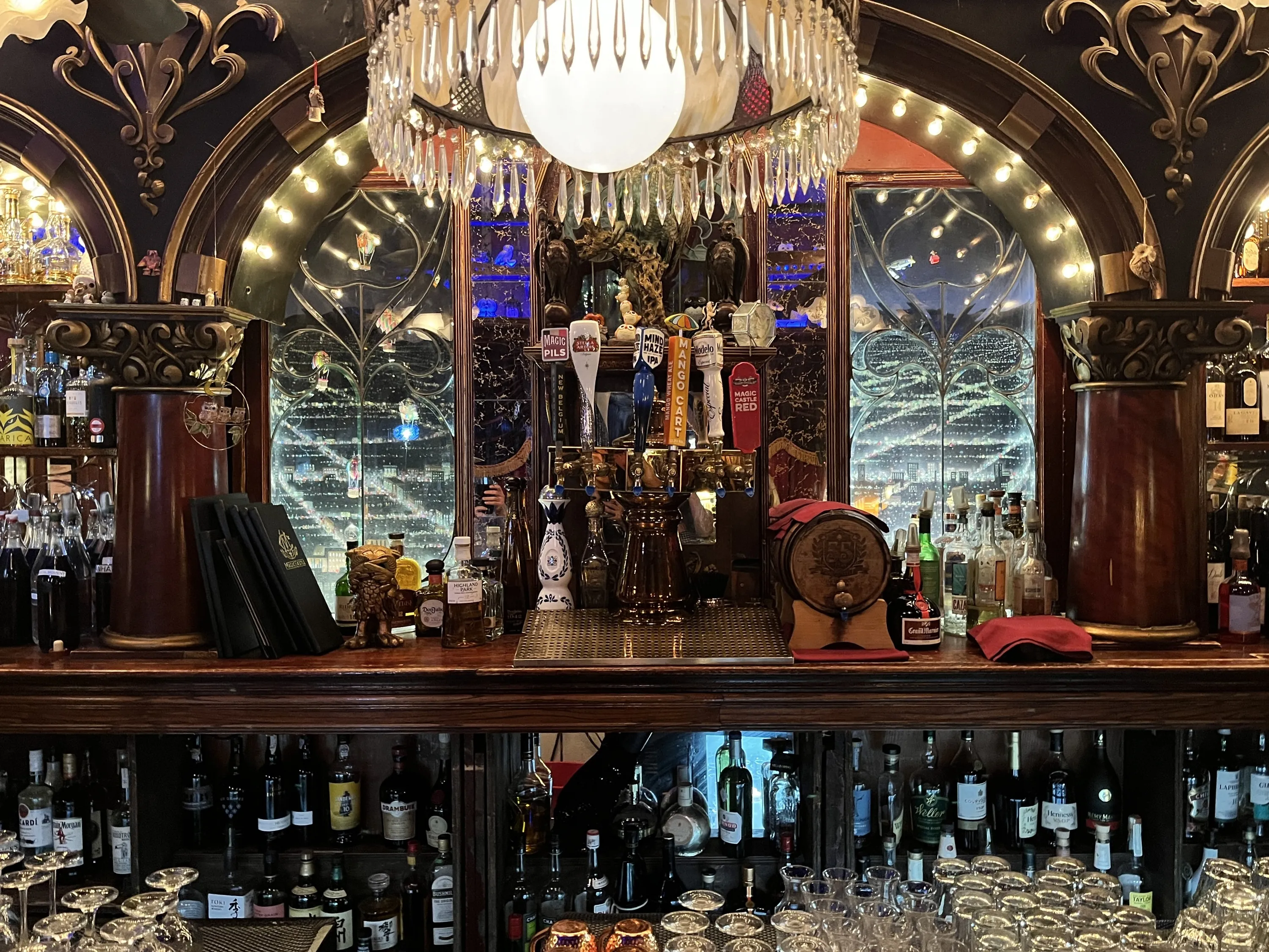 The Owl Bar at the Magic Castle.