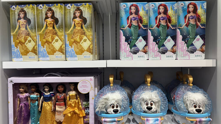 Juguetes de princesas en tienda de Disney méxico