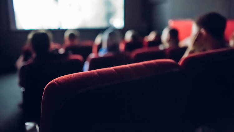 Movie theater audience