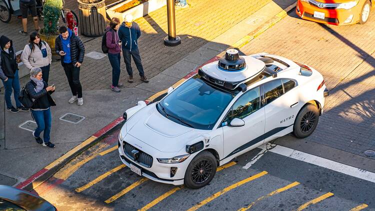 Waymo self-driving cars in San Francisco